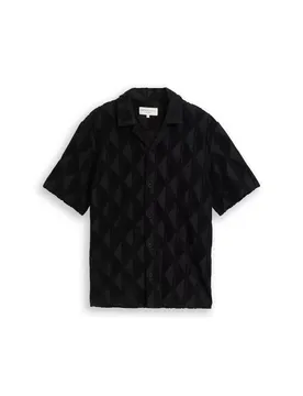 Relaxed structured towling shi male