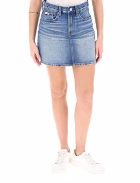 Gonna in jeans BLU CHIARO 25