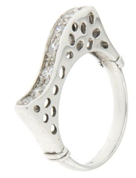 Anello Donna Oro Bianco GL100445