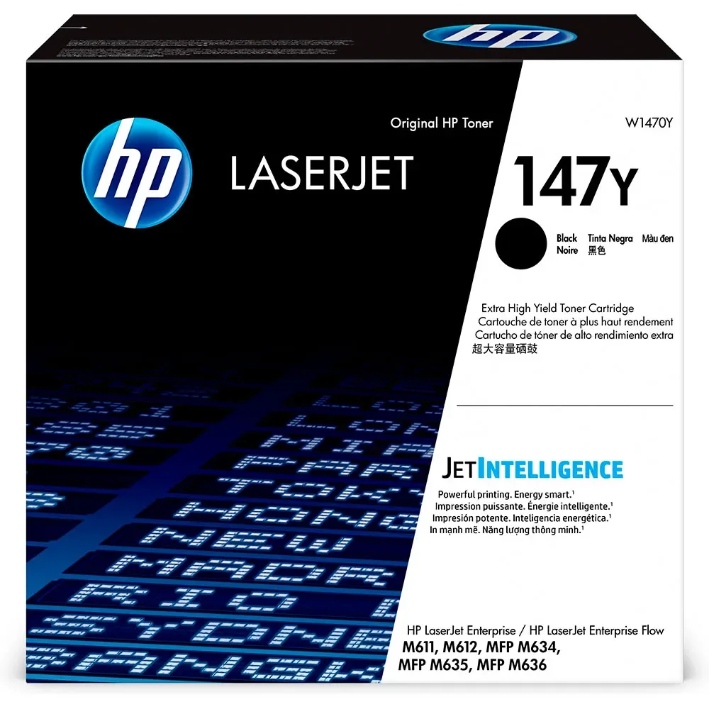 Ink Toner 147y Black One Size unisex - HP - FashionsVida