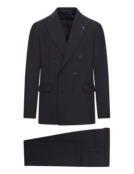 Abito sartoriale in lana e mohair