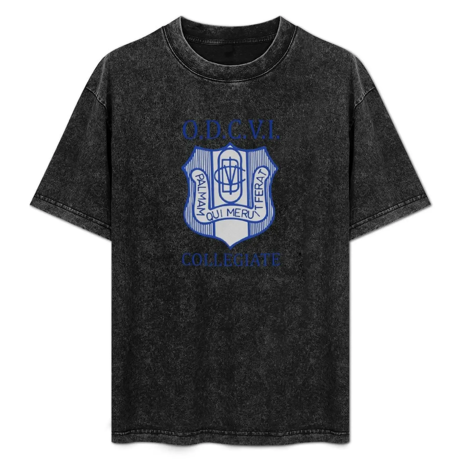 ODCVI School Orillia T-Shirt Simple Solid Color Crew Neck Tee - Aliexpress - FashionsVida