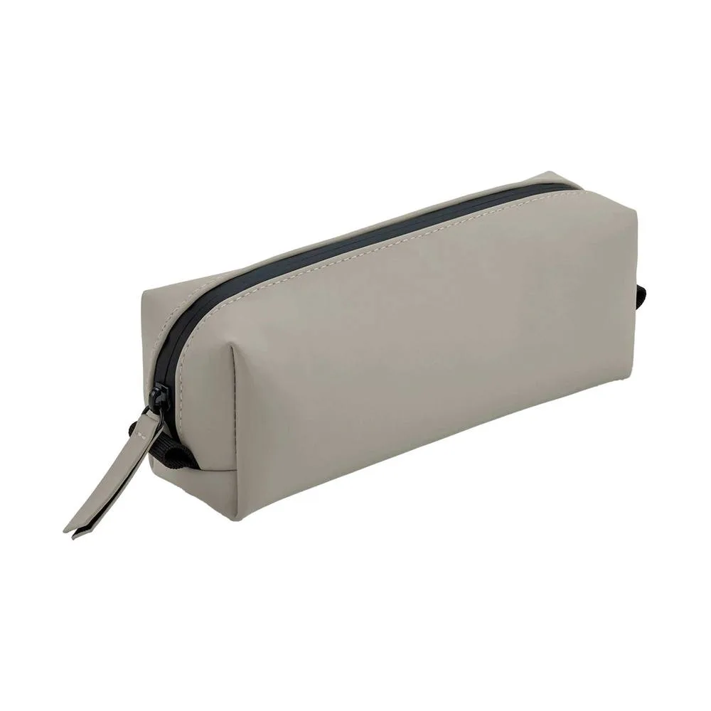 Matte PU Mini Toiletry Bag - Clay - Size: One Size - BagBase - FashionsVida