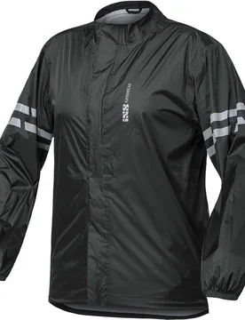 Giacca Moto Antipioggia Light Nero taglia M - iXS - FashionsVida