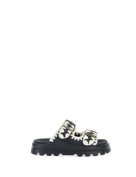 MOU Ciabatte in pelle NERO 36 - Mou - FashionsVida