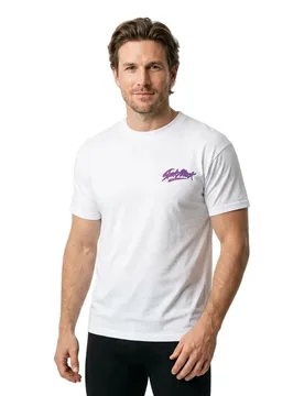 Maneater Short Sleeve T-shirt White S Men,Women - Shark Attack - FashionsVida