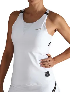 Maglietta Senza Maniche Elite S. Legacy White M