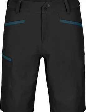Short de randonnée stretch - Pelmo Shorts M Black Raven - Taille XL - Noir - Ortovox - FashionsVida