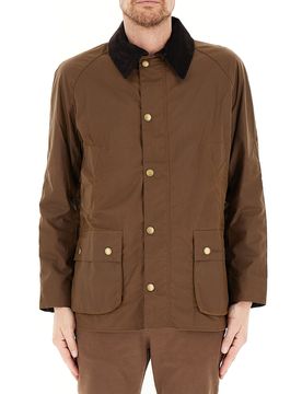 Giacca cotone cerato MARRONE S