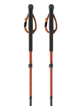 Bâtons Tr Carbon Vario X Anthracite / Orange 110-145 cm Homme