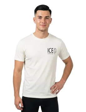 T-shirt à Manches Courtes Ice Cream Oversized Ready For Dye 2XL - Mc Clothes - FashionsVida