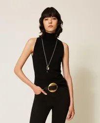 Twinset Top col roulé en maille