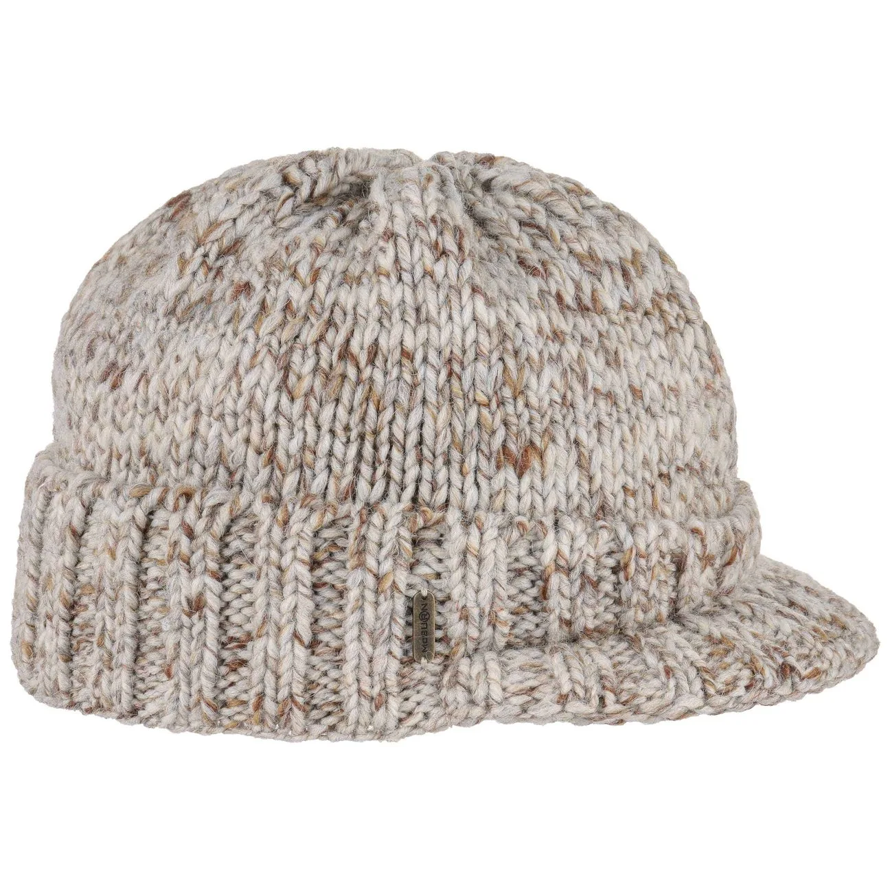 Grinta Visor Beanie by - beige - Female - Size: One Size - McBURN - FashionsVida