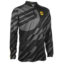 Team Long Sleeve T-shirt Black / Blue 2XL Men