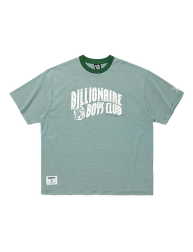 Border Pocket T-Shirt - Green/White