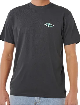Legacy camiseta manga corta hombre Negro (XS) - Rip curl - FashionsVida