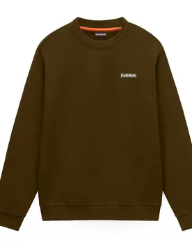 Felpa Small Box Dark Olive L - Napapijri - FashionsVida