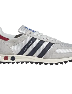 Originals LA Trainer OG Crystal White / Night Indigo / Victory Red 44 Herren - Adidas - FashionsVida