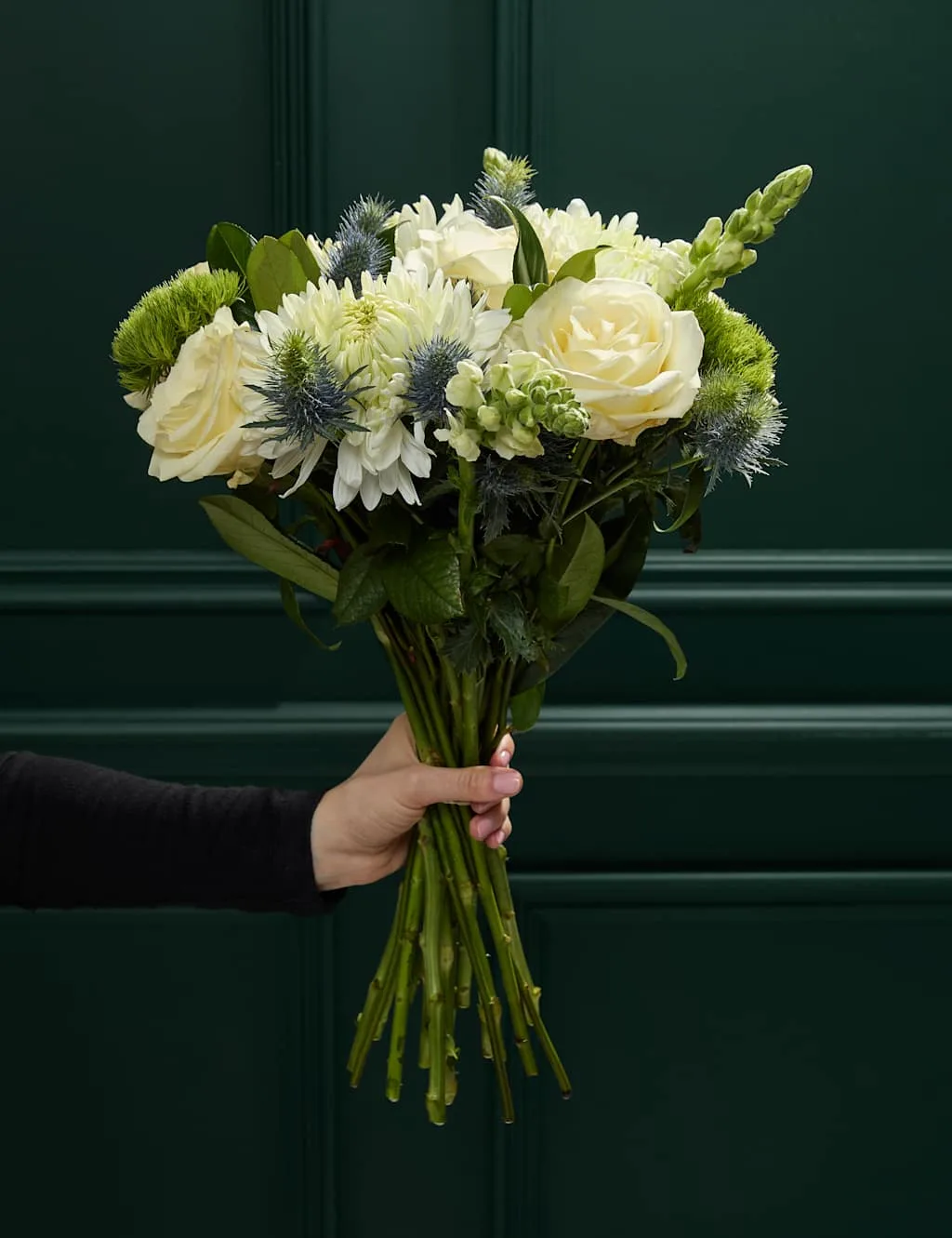 Rose & Seathistle Bouquet - M&S Flower Market - FashionsVida