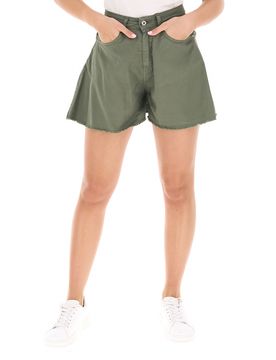 Shorts in cotone VERDE OLIVA M