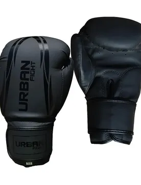 Gants De Combat Training Boxing Matt Black / Black 10 oz