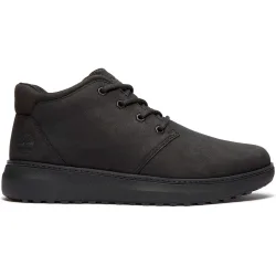 Hudson road mid lace up chukka zapatilla moda hombre Negro (42)