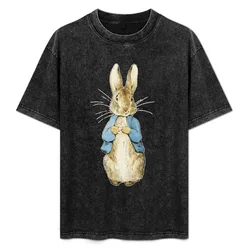 Peter Bunny T-Shirt Plus Size Outdoor Casual Top