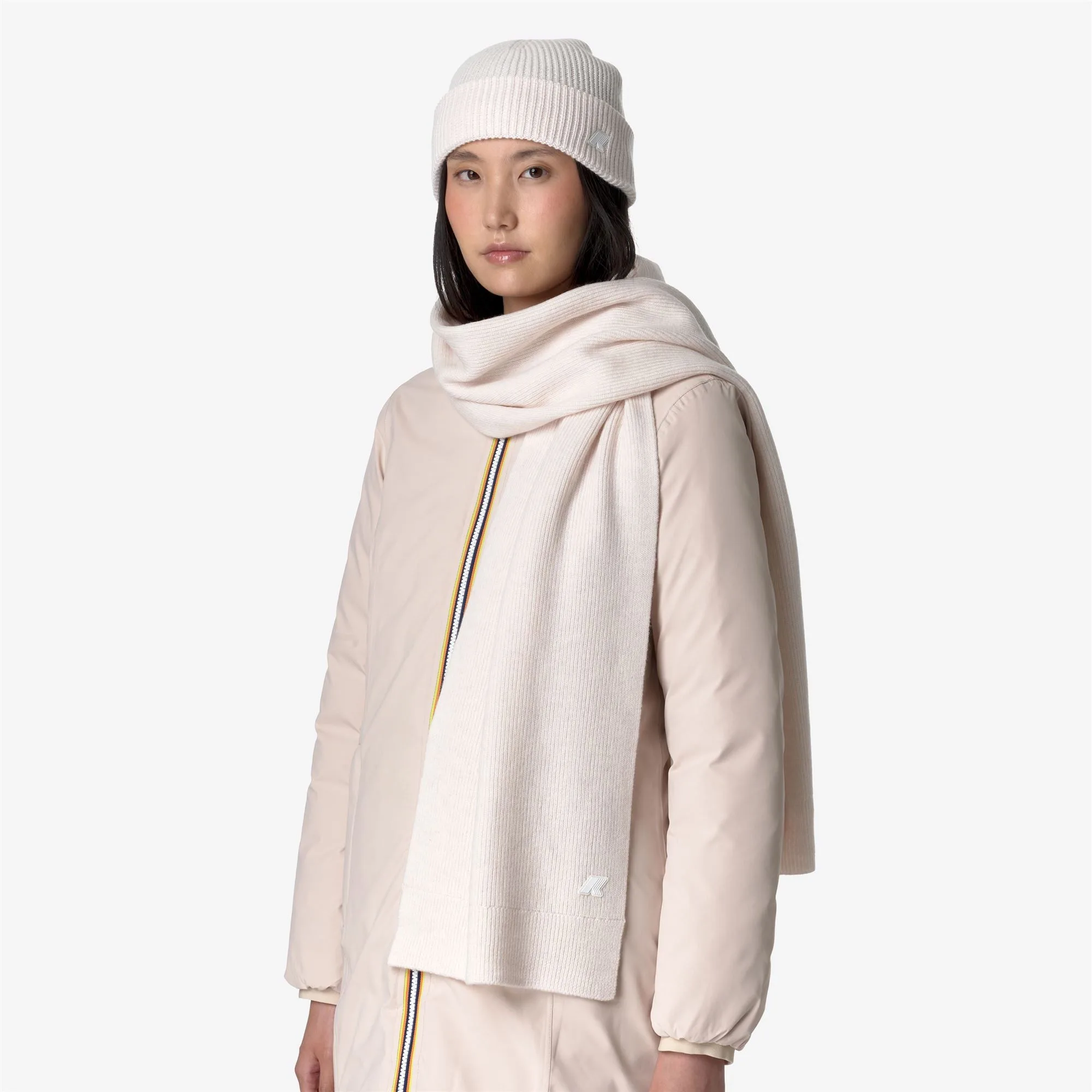 Sciarpa Donna k4136fw-az0 Bianco - K-way - FashionsVida