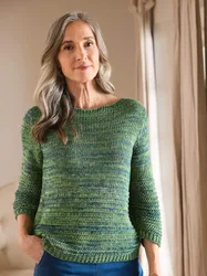 Pullover Strukturstrick - Grün - female - Size: 44