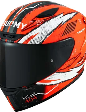 Casco Moto Integrale Racing TRACK-1 404 Opaco Arancio taglia XL - Suomy - FashionsVida
