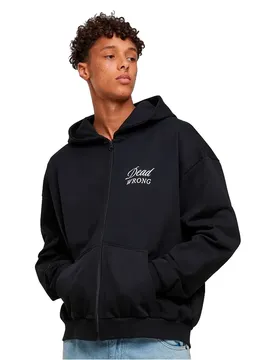 Felpa Con Cappuccio Dangerous Grounds Oversized Black L