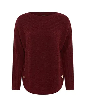 Brax Pullover LIZ rojo oscuro 40 - Brax - FashionsVida