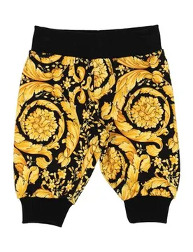 Pantalones Unisex Negro 12,18,24,3,6 Unisex - Versace Young - FashionsVida