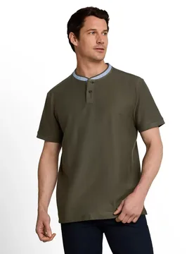 Structured polo male - M - FashionsVida