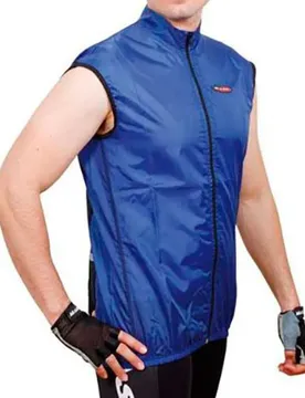 Massi Gilet Windproof Blue