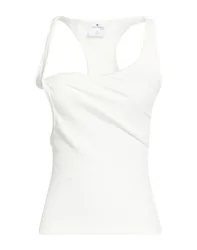COURRÈGES Tank Top Damen Weiß L,M Damen