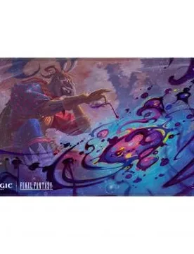 MTG FINAL FANTASY Holofoil Playmat Premium featuring Poison the Waters - Ultra PRO - FashionsVida