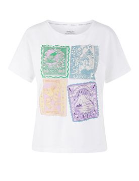 Marc CAIN T-Shirt weiss 42 damen