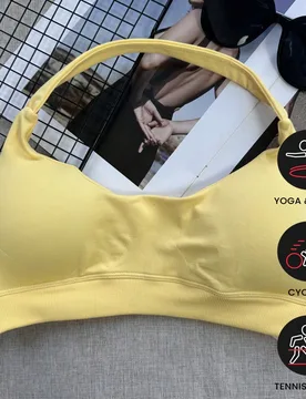 Sujetador deportivo para mujer, top tipo camiseta de alto impacto, ropa deportiva de soporte, camiseta sin costuras para entrenamiento, sujetador de y - Shein - FashionsVida