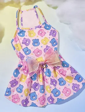 Pieza Falda de tutú con estampado de personaje de dibujos animados para mascotas, ropa para gatos, ropa para perros, talla XXS-XXXXL, extra pequeña, - Shein - FashionsVida