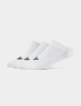 Trefoil Liner Socks 3 Pairs - Herren, White - male - Size: 40 - 42 - adidas Originals - FashionsVida