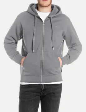 Replay Sweatjacke mit Kapuze Grau M - Replay - FashionsVida