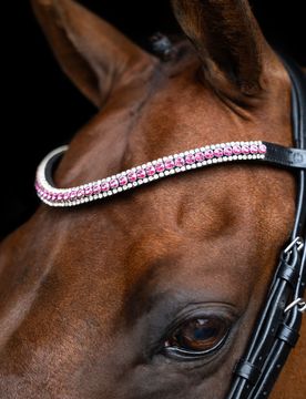 Stirnband IRH BEADS multi pink Full