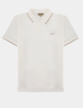 Polo monterey bambino arctic white