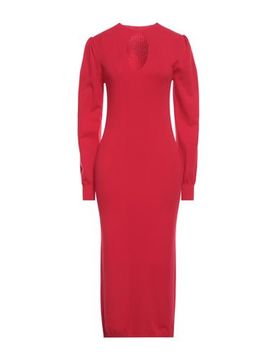 Vestido midi Mujer Rojo S,XL,XS Mujer