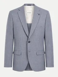 Regular-Fit Baukasten Sakko aus Wolle-Mix Blau 50