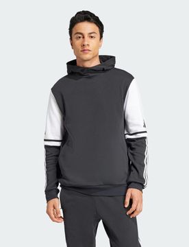 Felpa con cappuccio Squadra 25 Sweat M Black / White