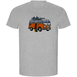 T-shirt à Manches Courtes Hippie Van Snowboard Eco Heather Grey 2XL