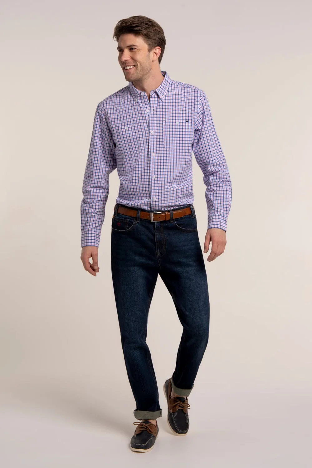 Stevenston Mens Check Shirt - - Size: M - Brakeburn - FashionsVida