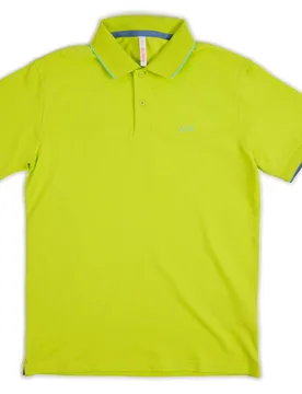 Polo Uomo Sun68 A34113/68 LIME - Sun68 - FashionsVida